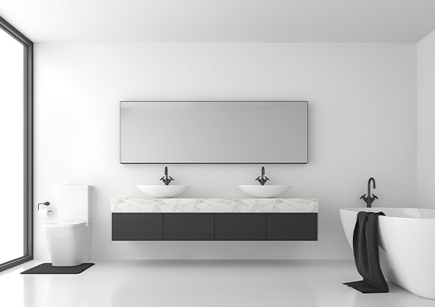 דלתות מראה וזכוכית לארונות אמבטיה | בלורן פרזול