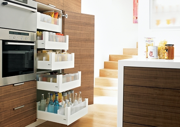 מגירות אינטיבו T למטבח | בלורן מוצרי פרזול איכותיים למטבח