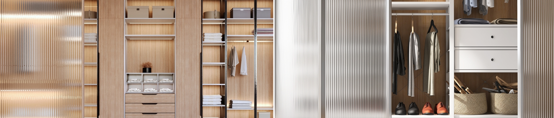 דלתות לארונות - פתרונות פרזול ועיצוב לארונות וחדרי ארונות - פתח שמאלה - מוצרים - המבורגר עליון - המבורגר