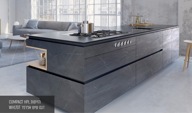 Compact HPL WH17DT שיש אפרפר Compact HPL WH17DT שיש אפרפר